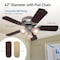 Commercial Cool 42 Ceiling Fan 5-Blade With Pull Chain And Light Kit CCF45P20 - alternate 7